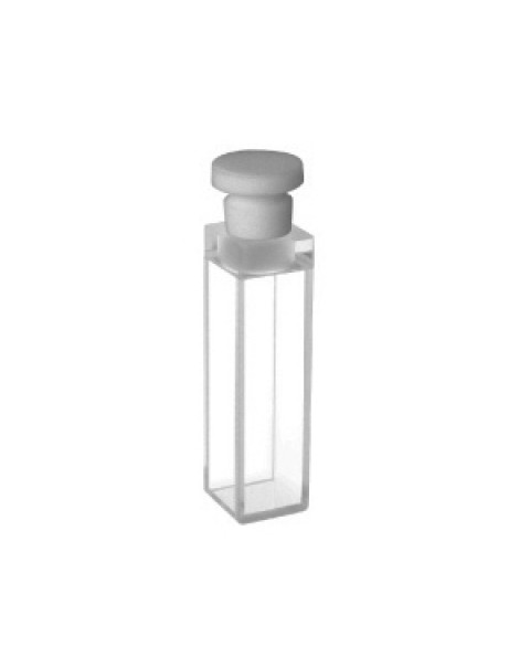 Standard-fluorescence-cuvette with stopper
