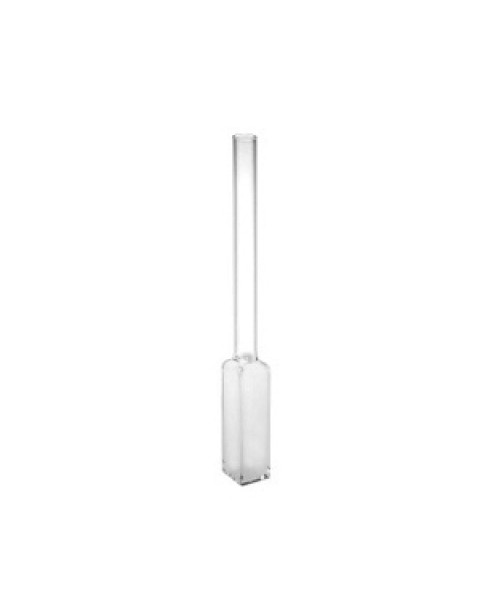 Standard-fluorescence-cuvette with filler pipe